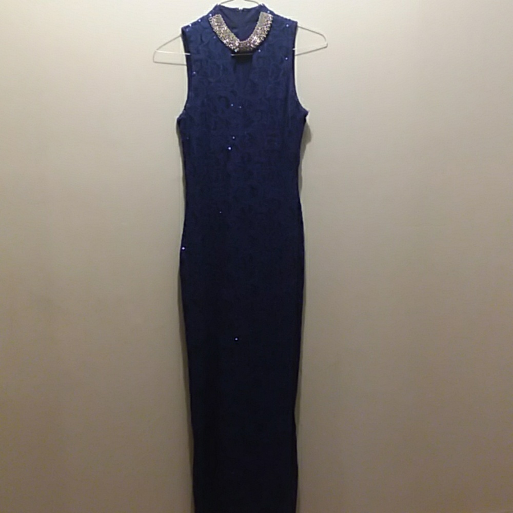 Blue ball dress
